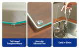 Original Kitchenville™ Glass Chopping / Cutting Board 40x30cm