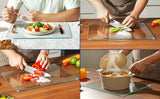 Original Kitchenville™ Glass Chopping / Cutting Board 40x30cm