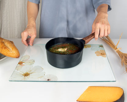 Original Kitchenville™ Glass Chopping / Cutting Board 50x40cm