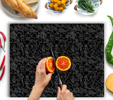 Original Kitchenville™ Glass Chopping / Cutting Board 50x40cm