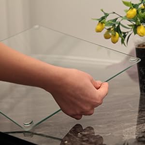 Original Kitchenville™ Glass Chopping / Cutting Board 40x30cm